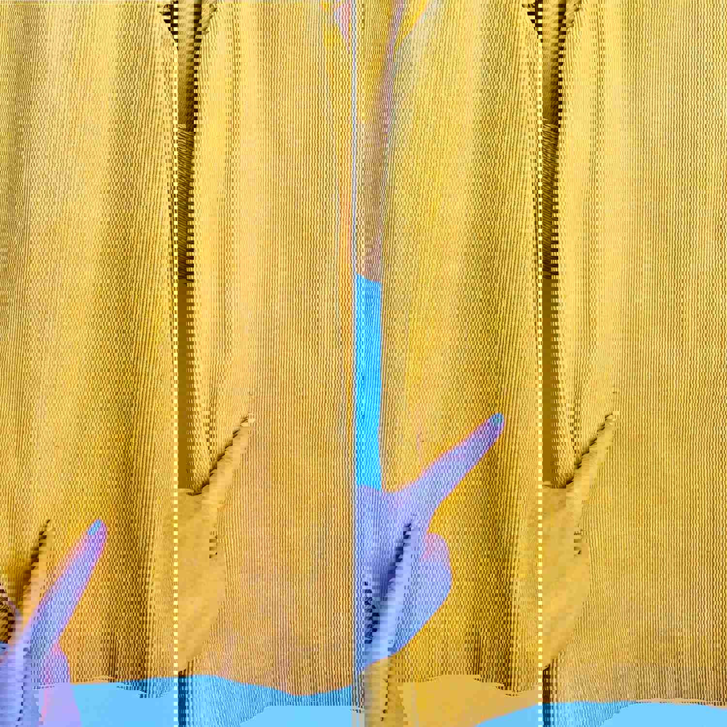 Vintage 1940s Mustard Yellow Corduroy Jacket