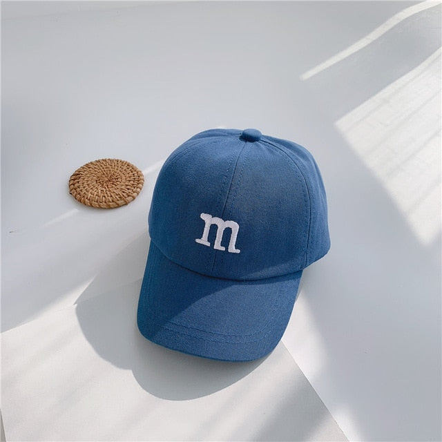 Children's Baseball Cap - Sun Protection, Windproof, Letter Decoration, Unisex