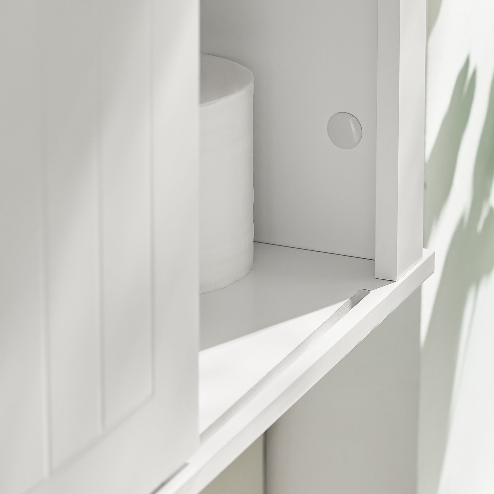 White Wall Mounted Cabinet for Kitchen and Bathroom, BZR71-W