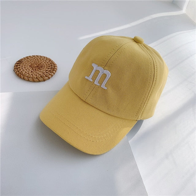 Children's Baseball Cap - Sun Protection, Windproof, Letter Decoration, Unisex