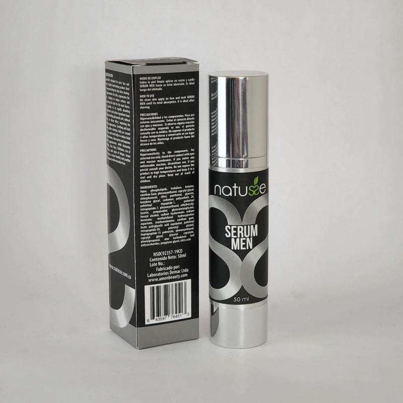 Natusse Anti-aging Anti-wrinkle Hydrating Face Serum for Men 1.7 fl oz / 50 mL