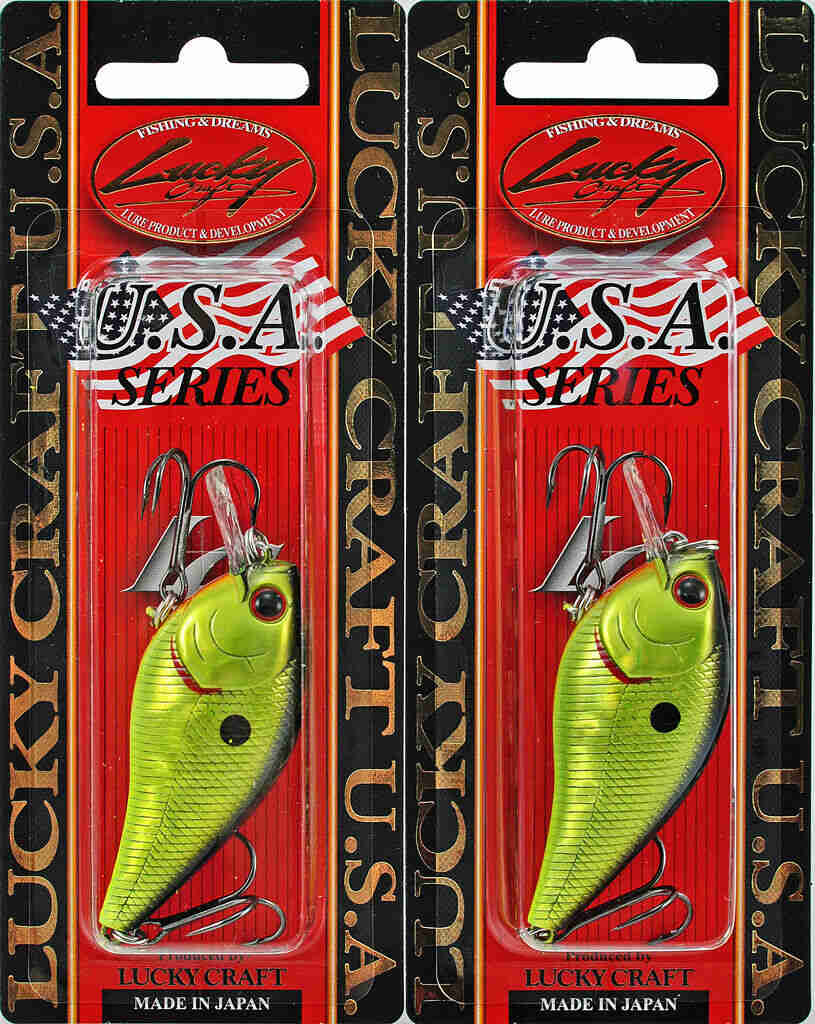 Lucky Craft LC 1.5 DRS Fishing Bait with Deep Rattle Sound