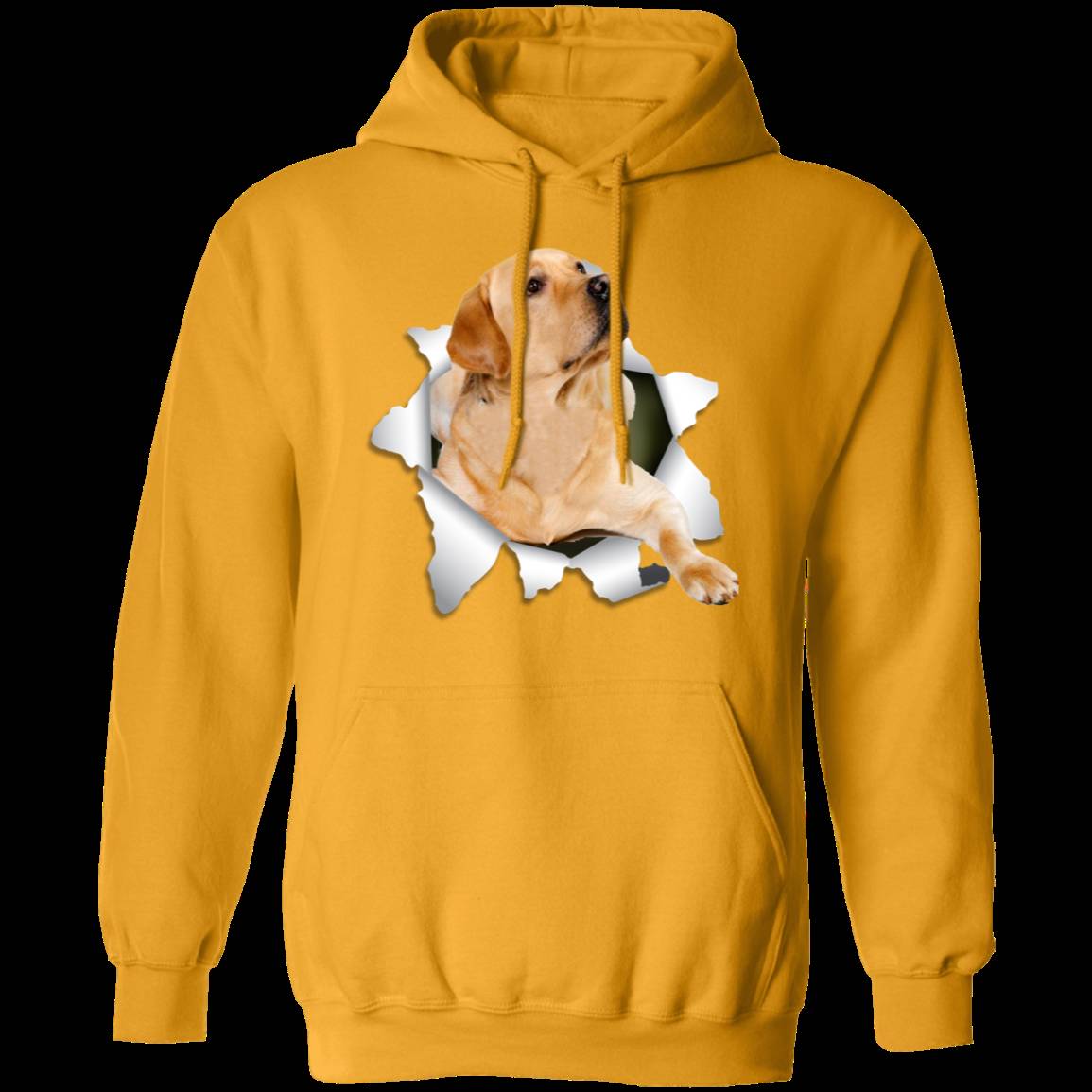 LABRADOR RETRIEVER 3D LADIES Pullover Hoodie - 8 oz