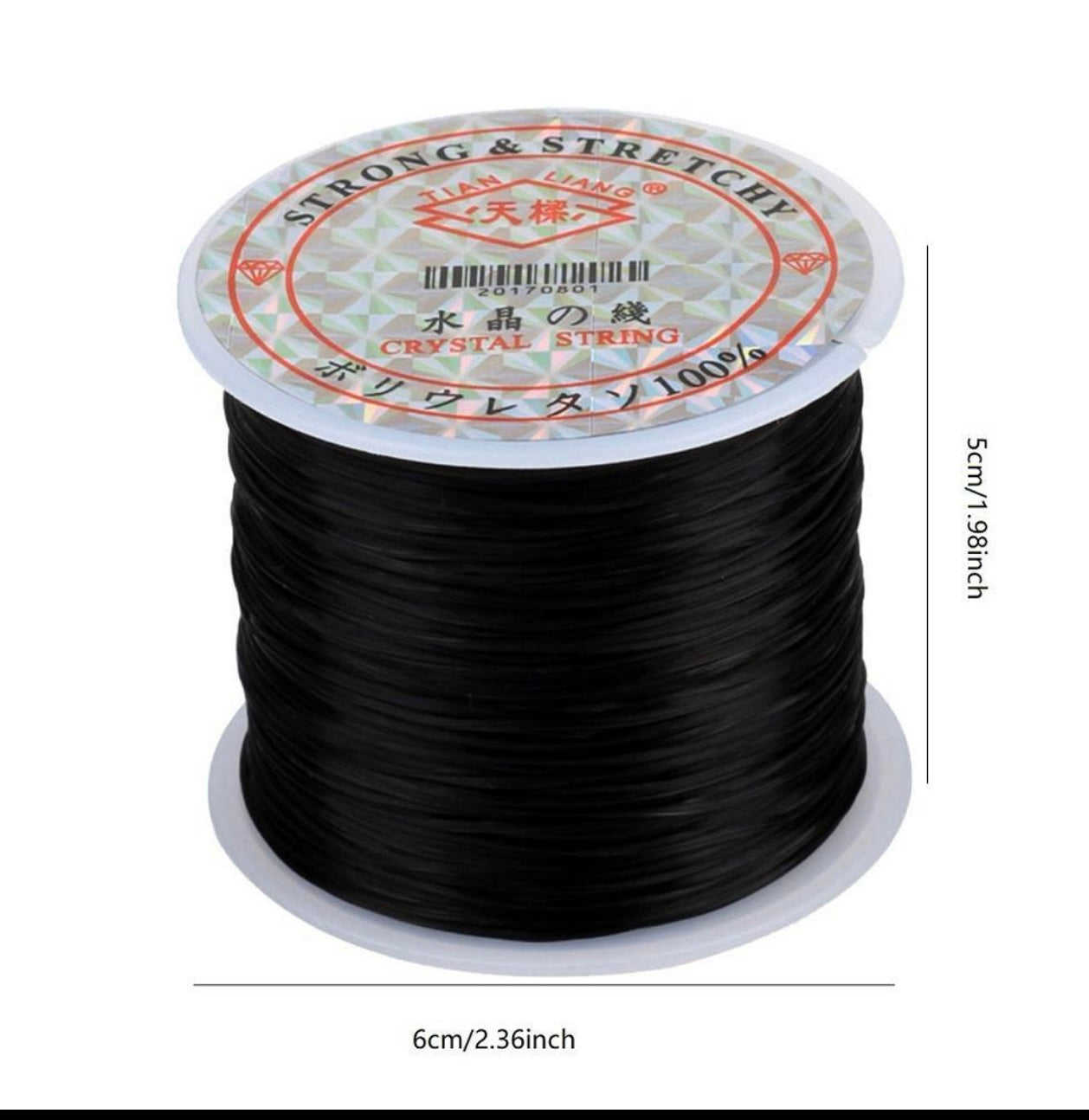 1 Roll TPU Thread, Transparent Crystal Elastic Cord For DIY Jewelry Making