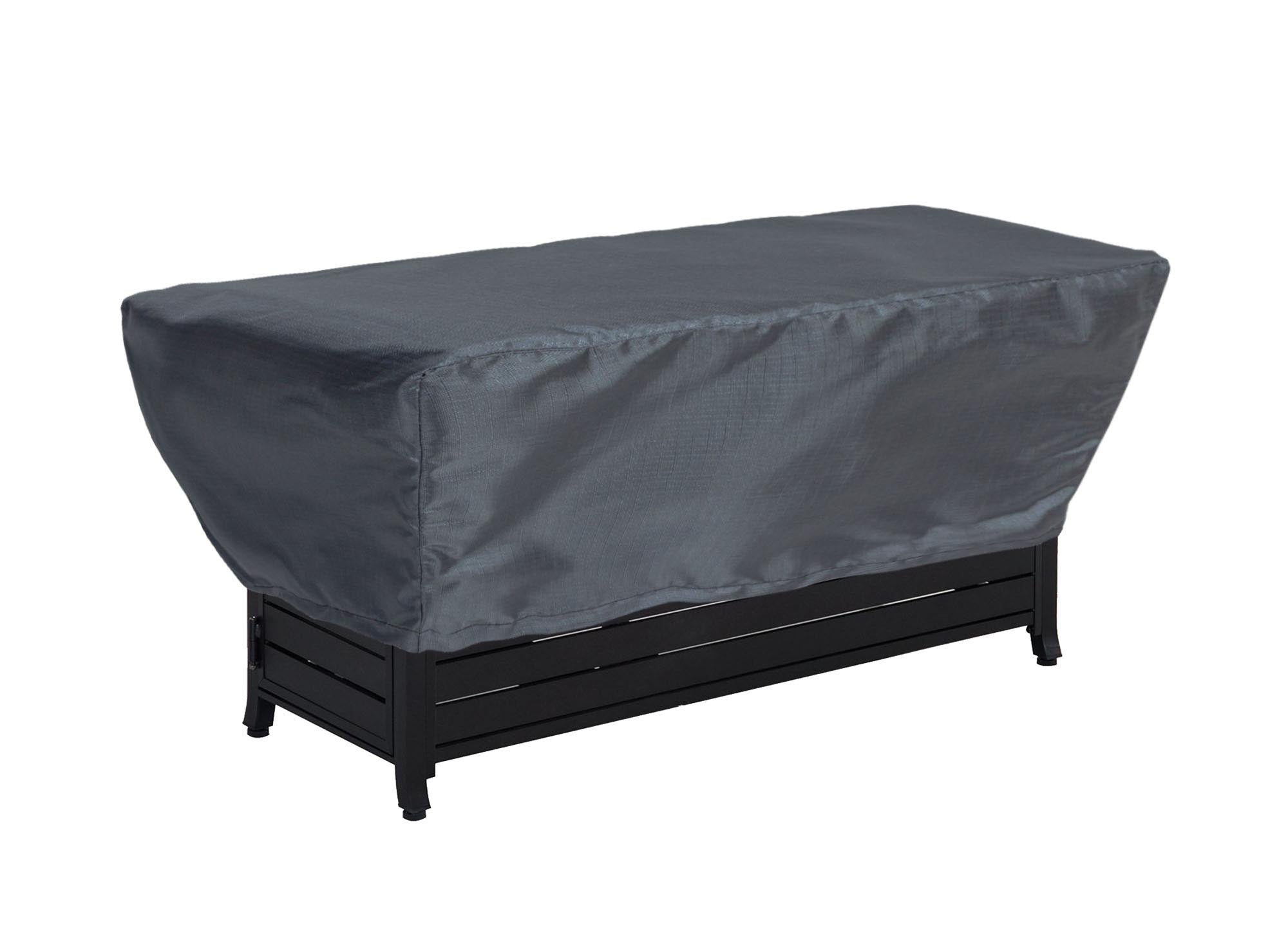 Fire Pit Cover Rectangle 58x38 - 59Wx39Dx12H - Mercury