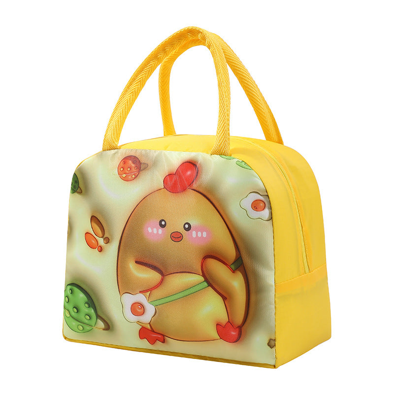Wholesale Large Capacity 3D Pattern Cartoon Lunch Bag for Kids