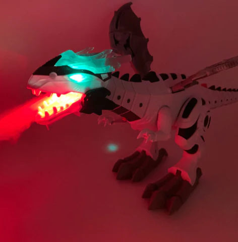 Electronic Walking Dragon Toy with Fire Breathing, Water Spray, Light and Sound Effects