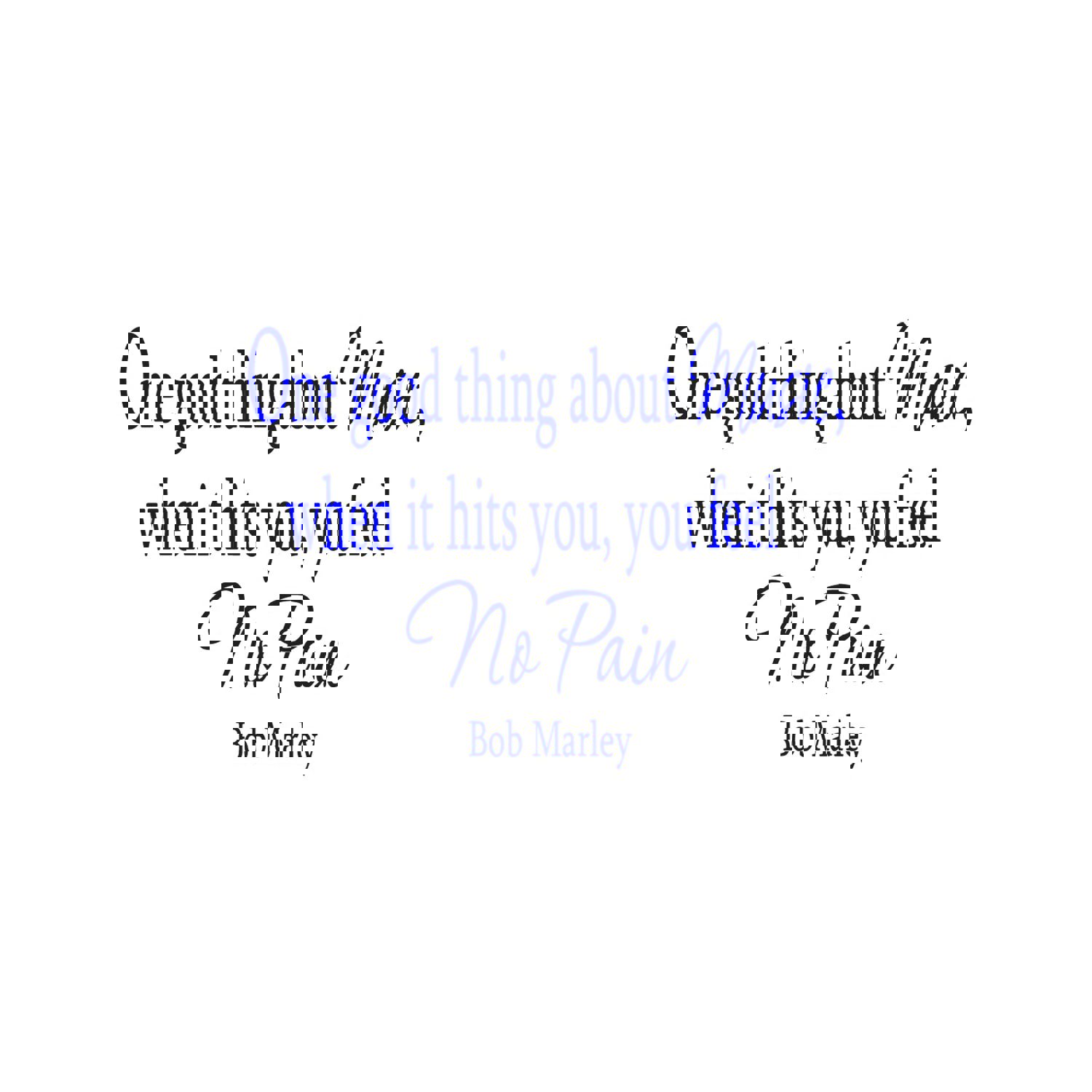 One Good Thing About Music Bob Marley Vinyl Wall Decal VWAQ