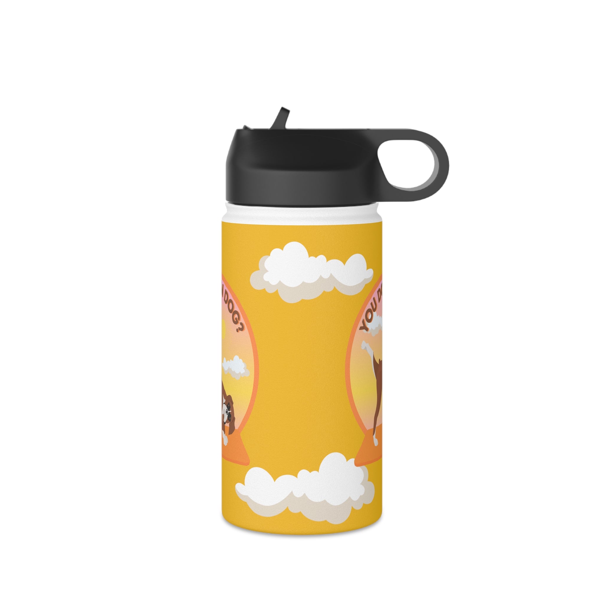 You Down Dog? Boxer in the Clouds 20 oz Insulated Travel Mug