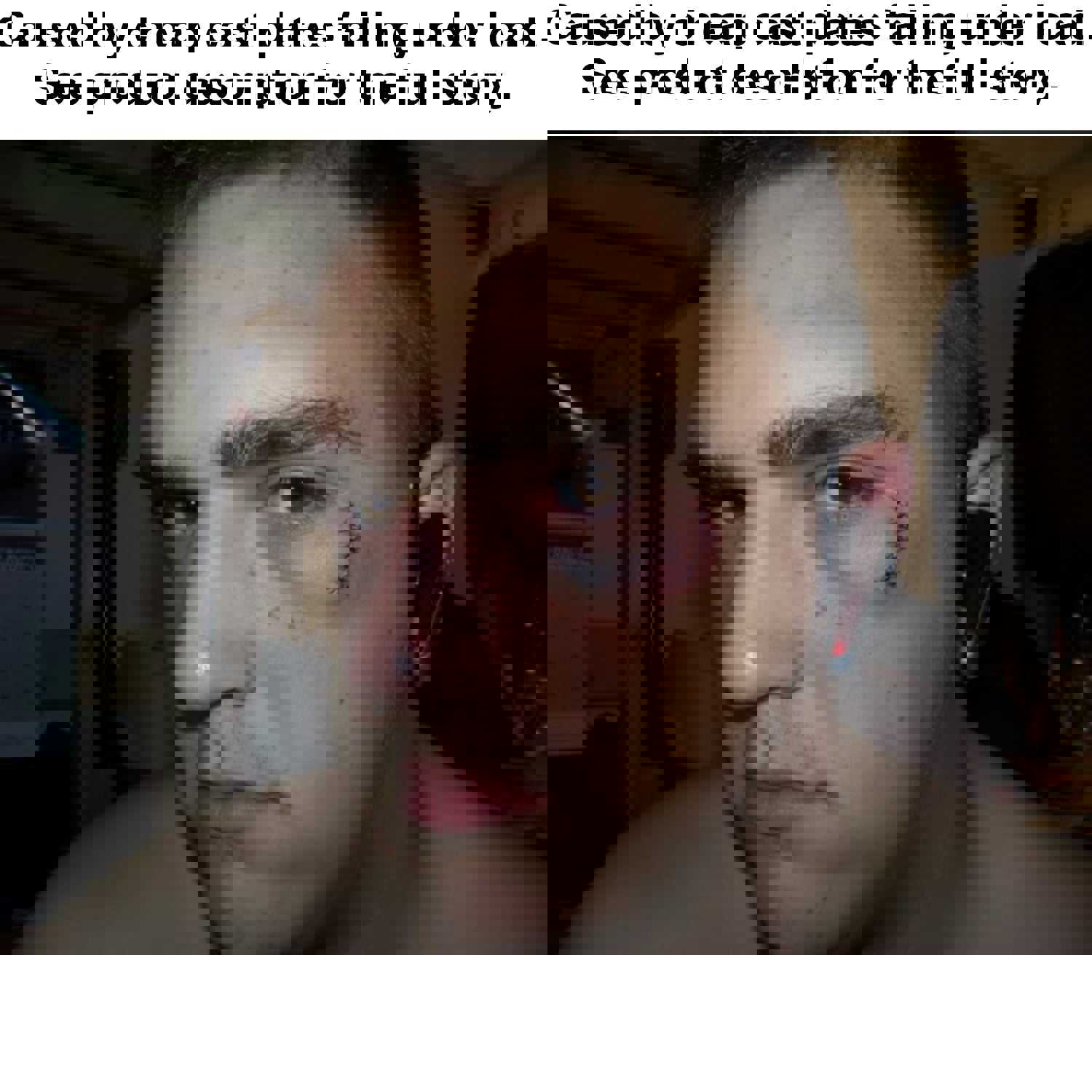 SWAG Machined Arbor Press Plates (Pair) - High Strength Steel Replacement Plates