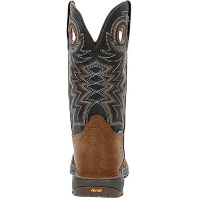 ROCKY LEGACY 32 STEEL TOE WATERPROOF WESTERN BOOT - BROWN