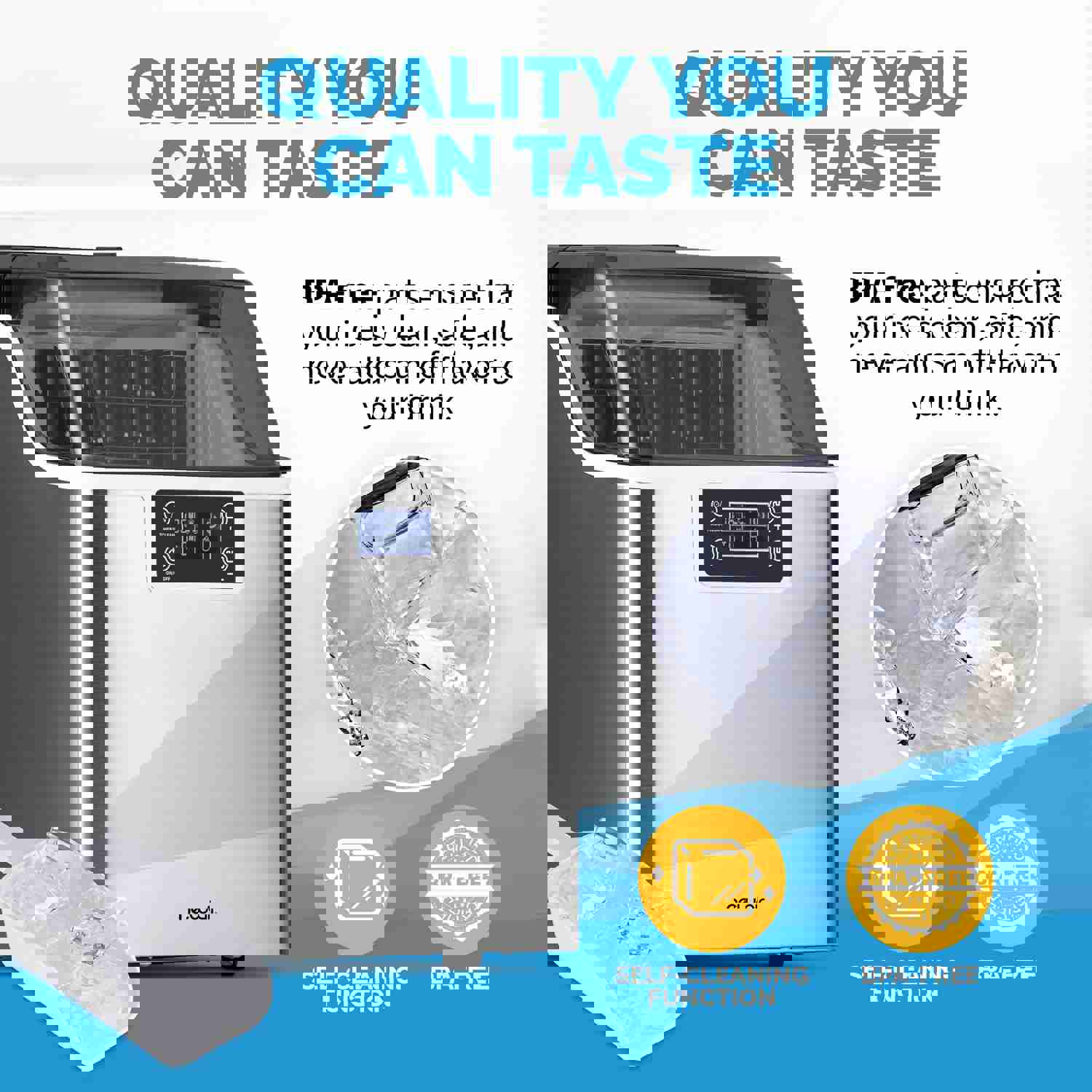 Newair Countertop Clear Ice Maker with FrozenFallTM Technology