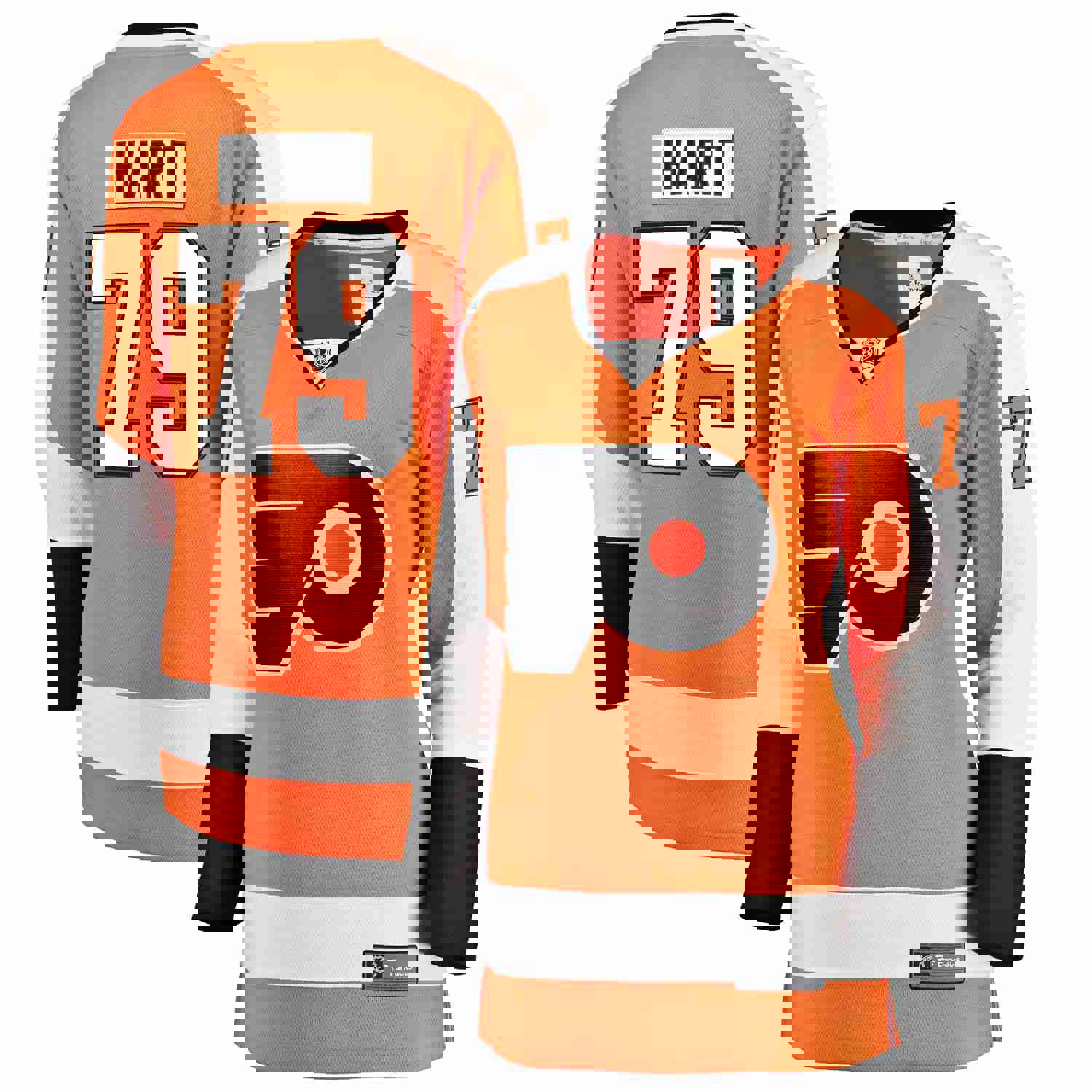 Carter Hart Philadelphia Flyers Fanatics Branded Womens Home Premier Breakaway Player Jersey - Orange