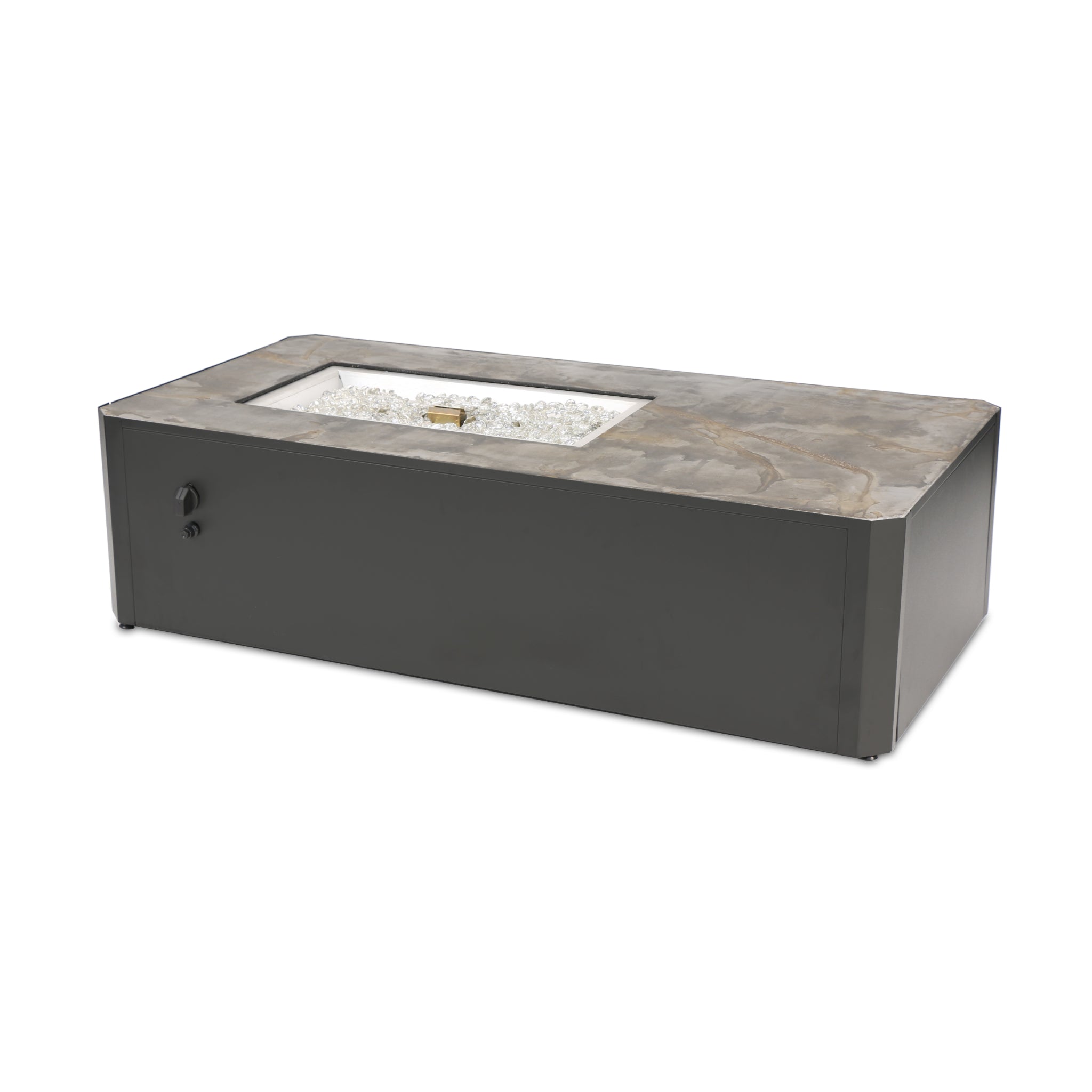 The Outdoor GreatRoom Company Kinney Rectangular Gas Fire Pit Table | KN-1224