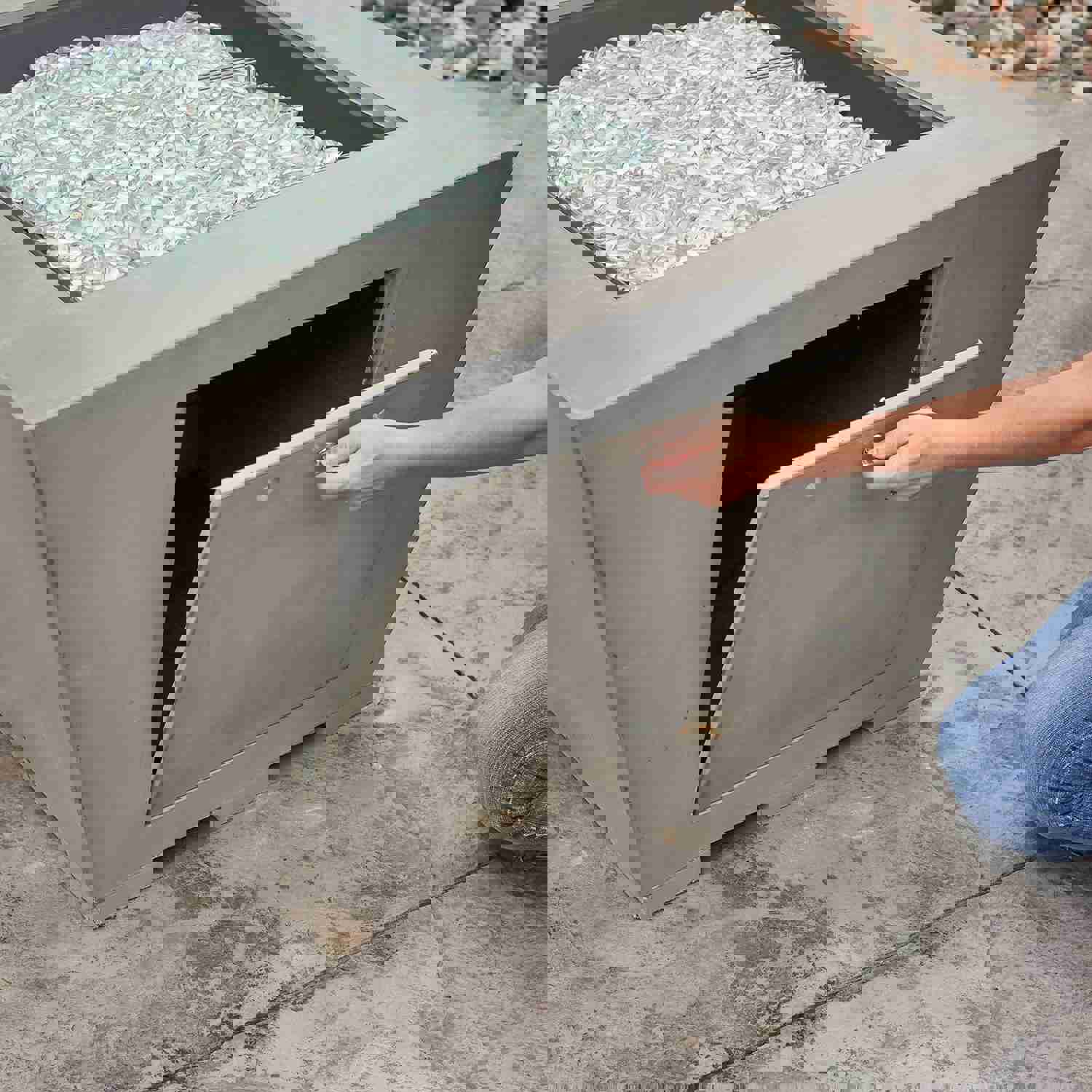 Cove Square Gas Fire Pit Bowl