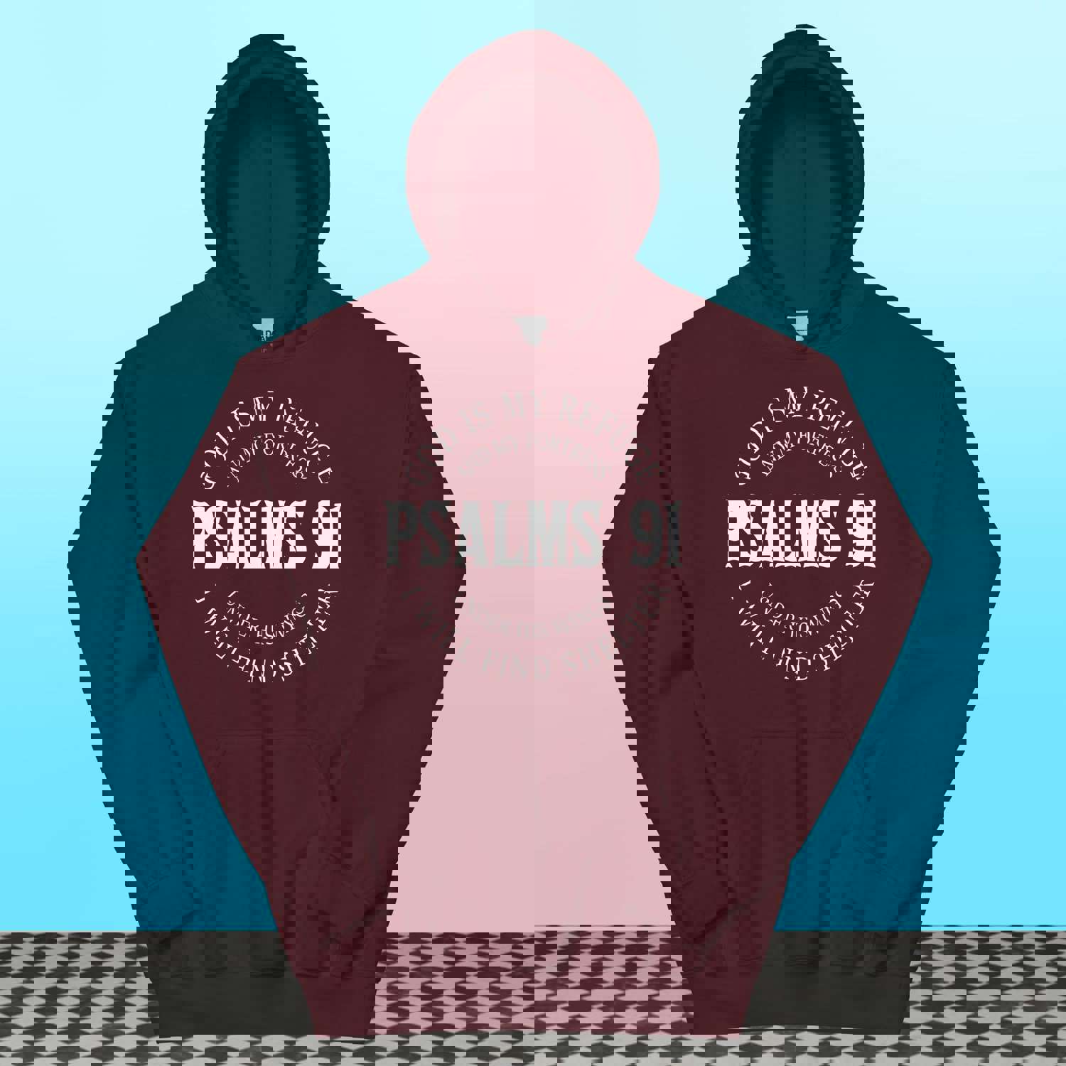 F&H Christian Psalms 91 Hoodie - Soft, Stylish, and Cozy