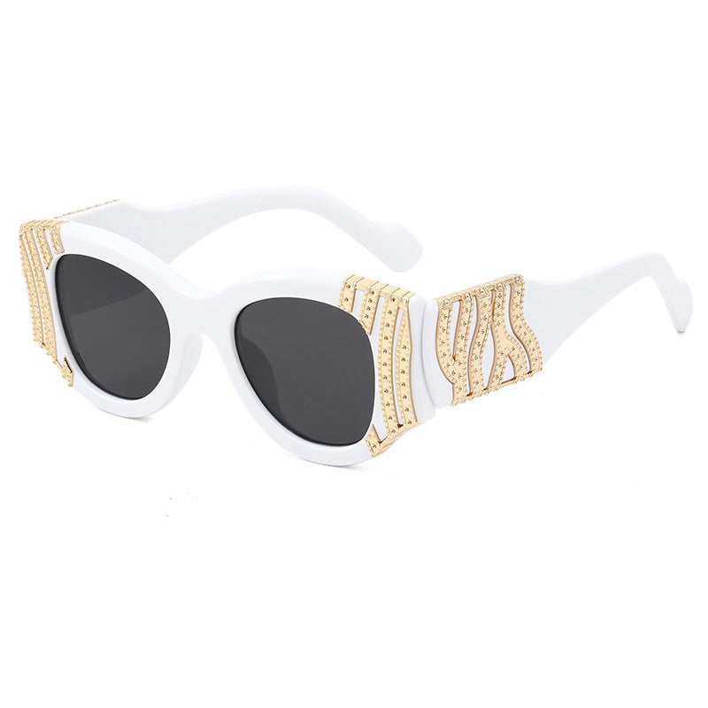 Net Red Sunglasses Female Ins Trend Fashion Sunglasses Female Leopard Glasses