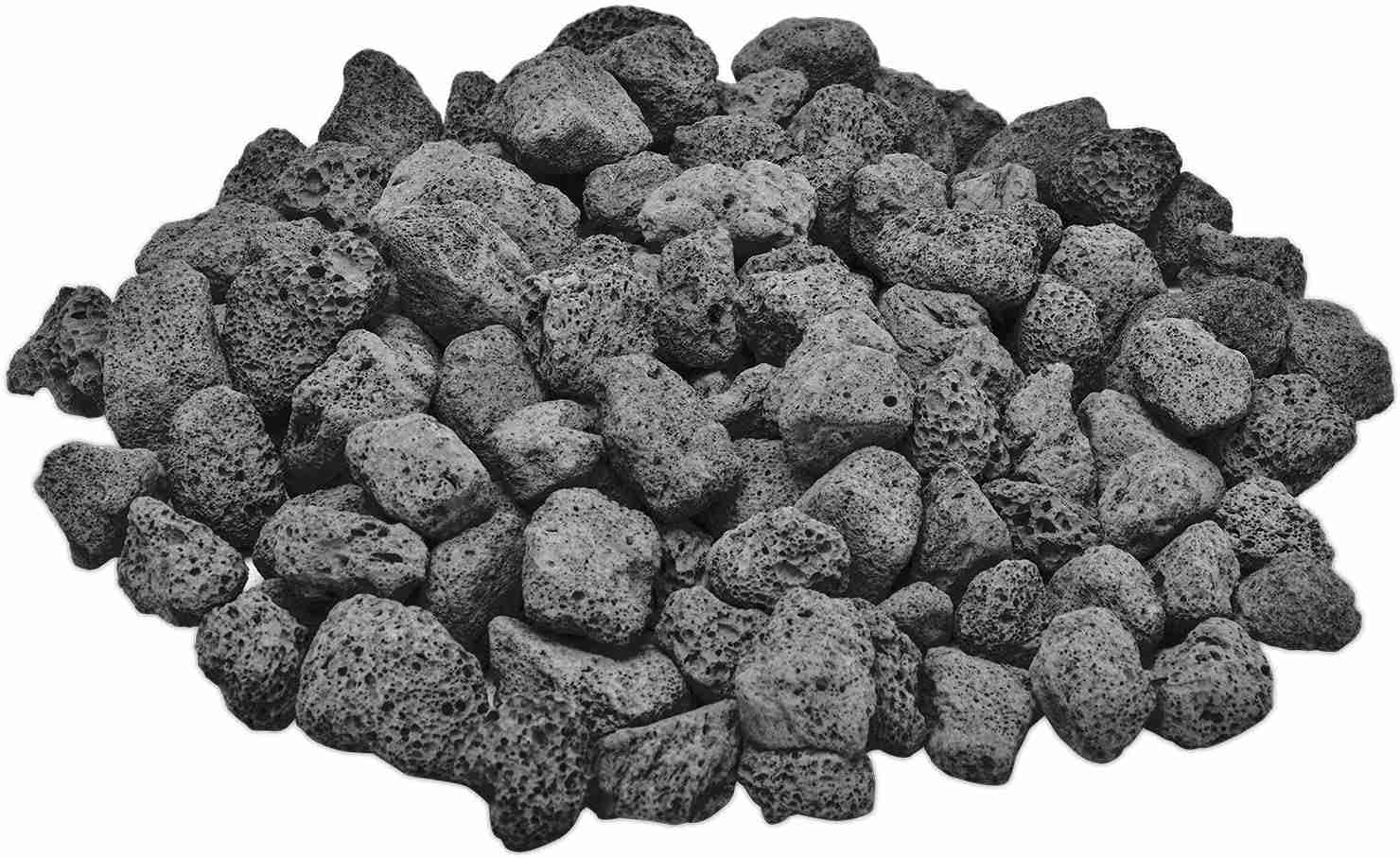Skyflame 10LB Natural Lava Rocks for Fire Pits, Fireplaces, and Outdoor Decor