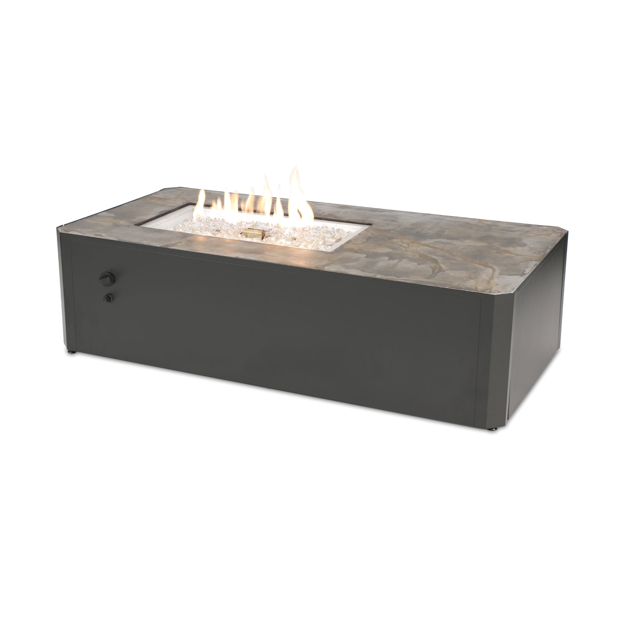 The Outdoor GreatRoom Company Kinney Rectangular Gas Fire Pit Table | KN-1224
