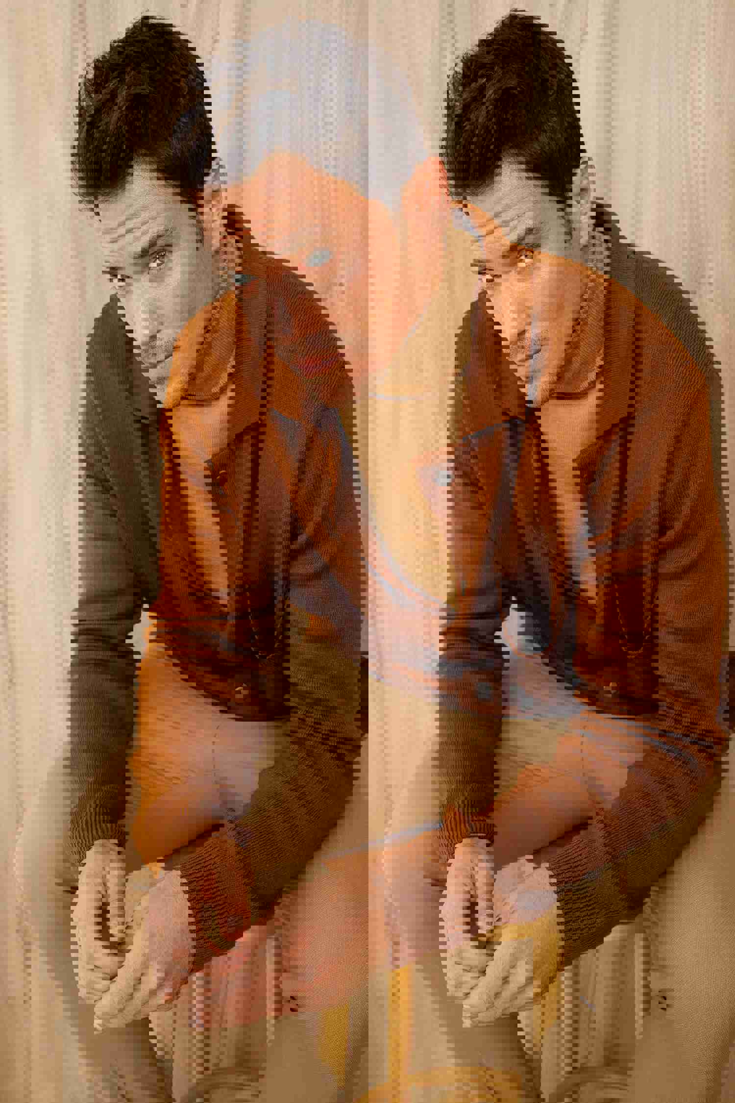 Montreal Classic Brown Leather Casual Zip-Up Ankle Boot for Men