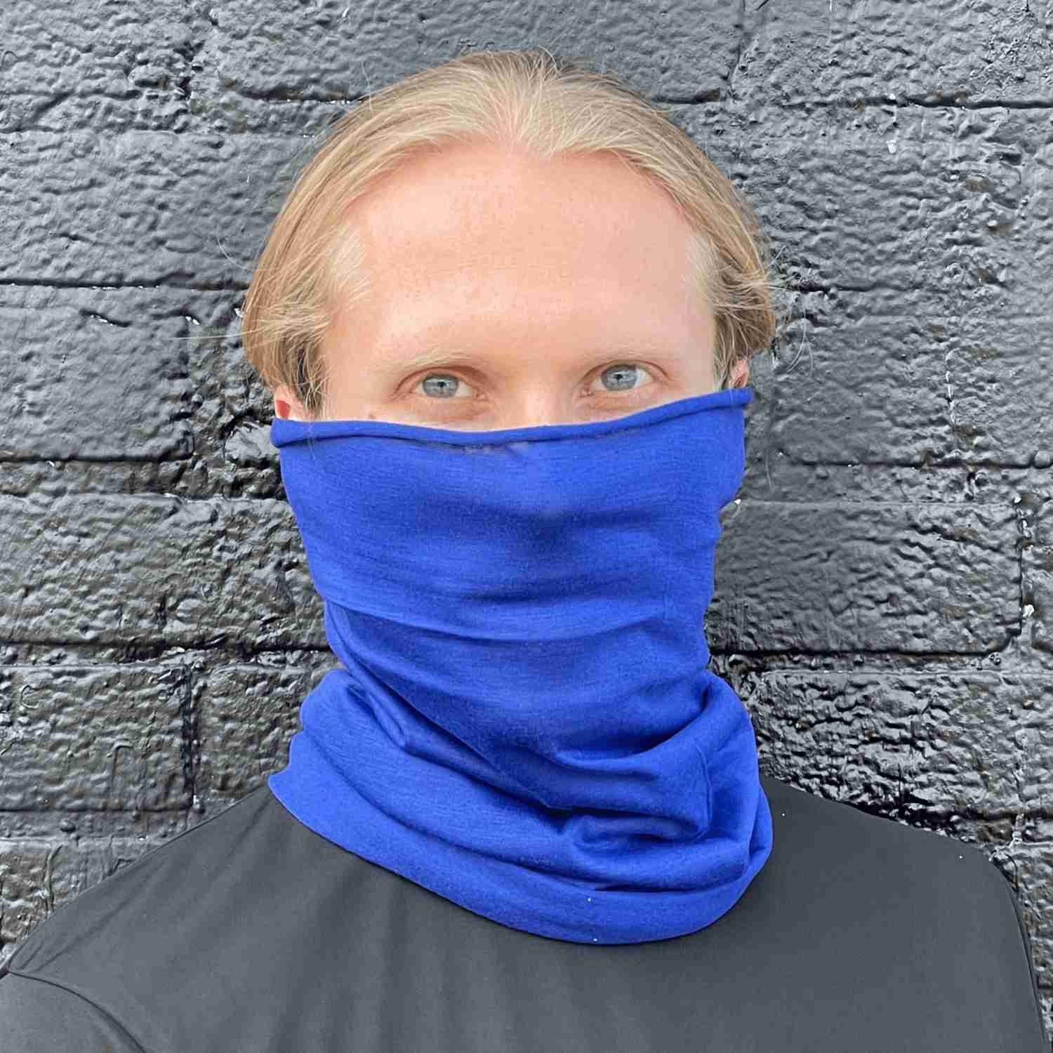 Hemless Neck Gaiter for Outdoor Activities