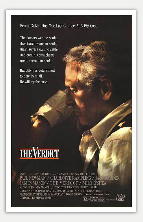 Verdict - 11 x 17 Movie Poster (1982 Reprint, Drama/Law Courtroom)