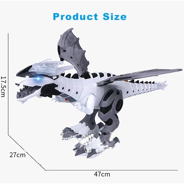 Electronic Walking Dragon Toy with Fire Breathing, Water Spray, Light and Sound Effects