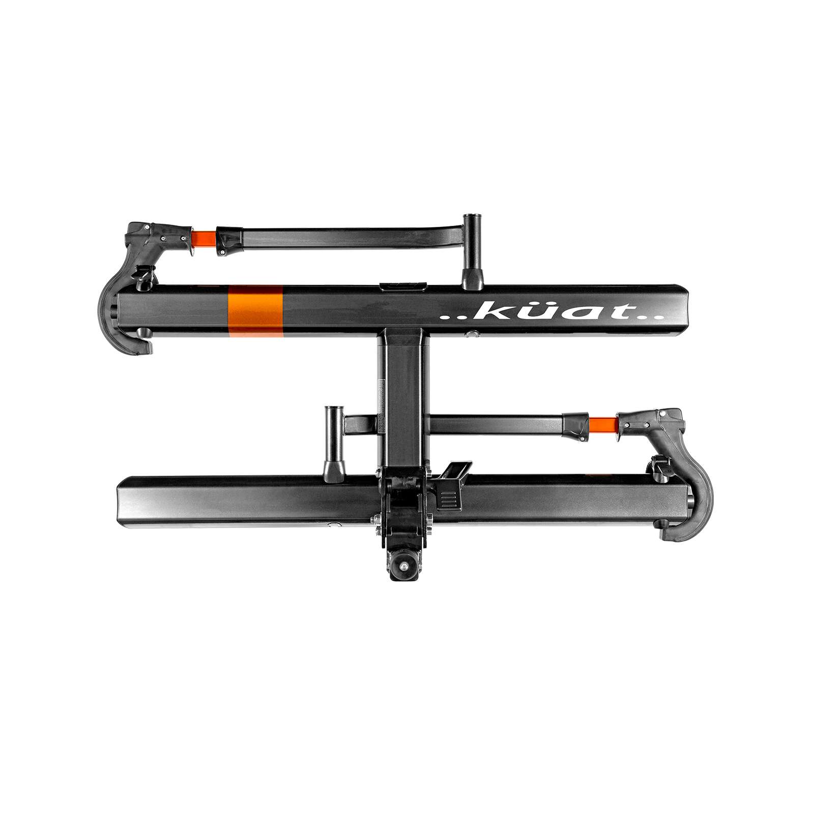 Sherpa 2.0 - 1.25 - 2-Bike Rack - Gray Metallic and Orange Anodize