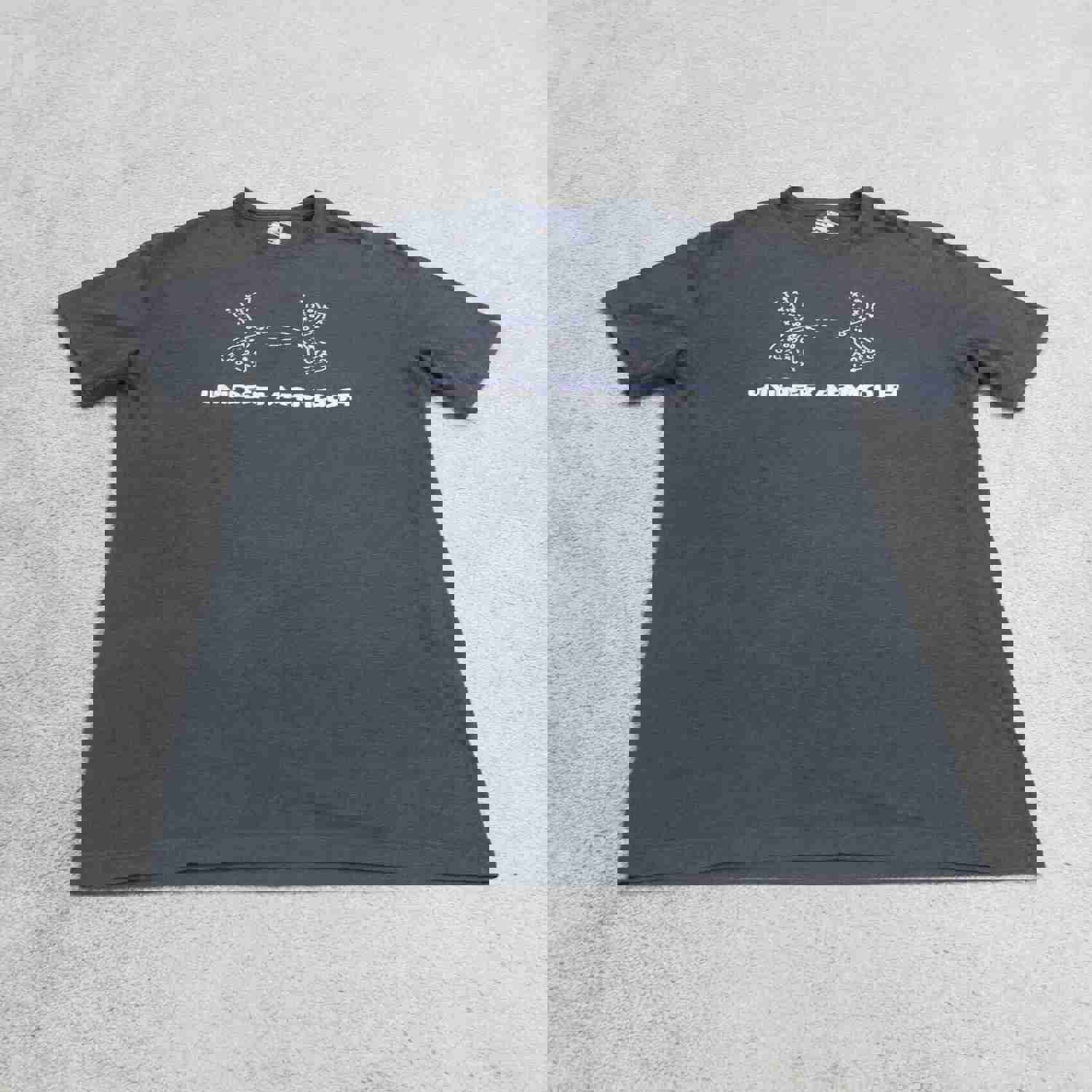 Under Armour Men's X Large Black Short Sleeve T-Shirt with Spell Out Logo