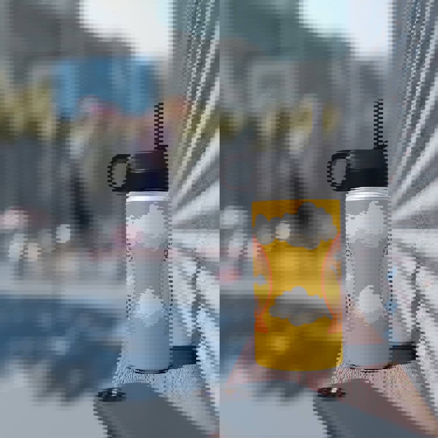 You Down Dog? Boxer in the Clouds 20 oz Insulated Travel Mug