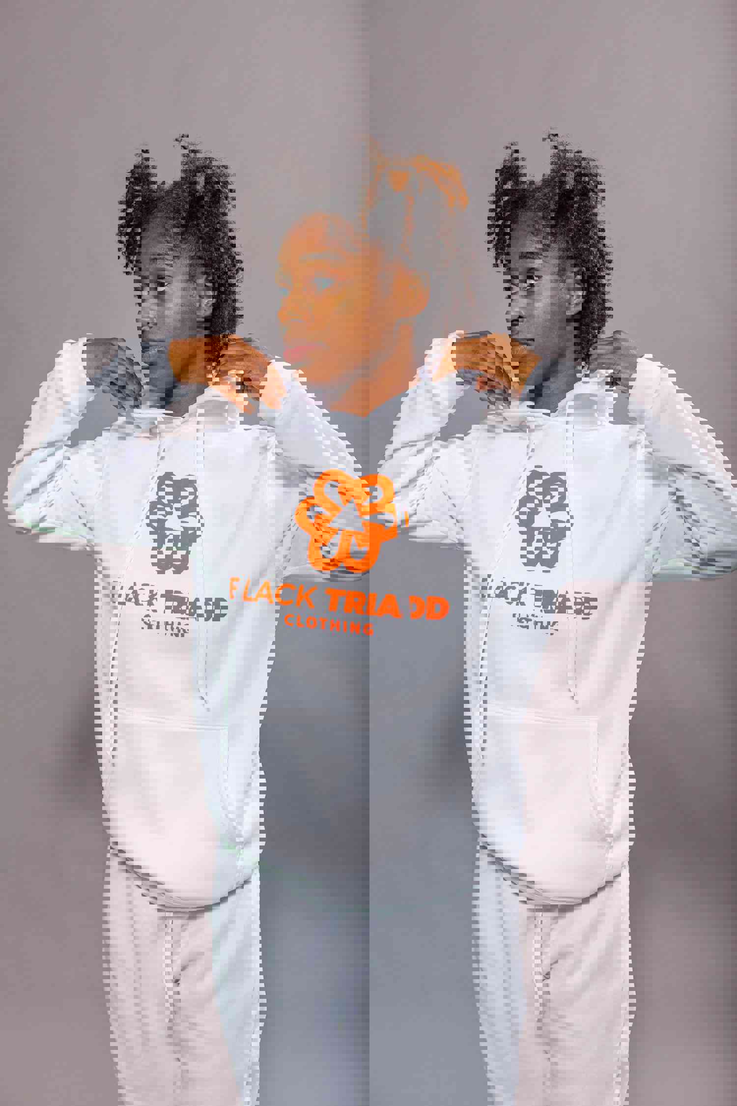 White BTC Women's Gleam Hoodie Set