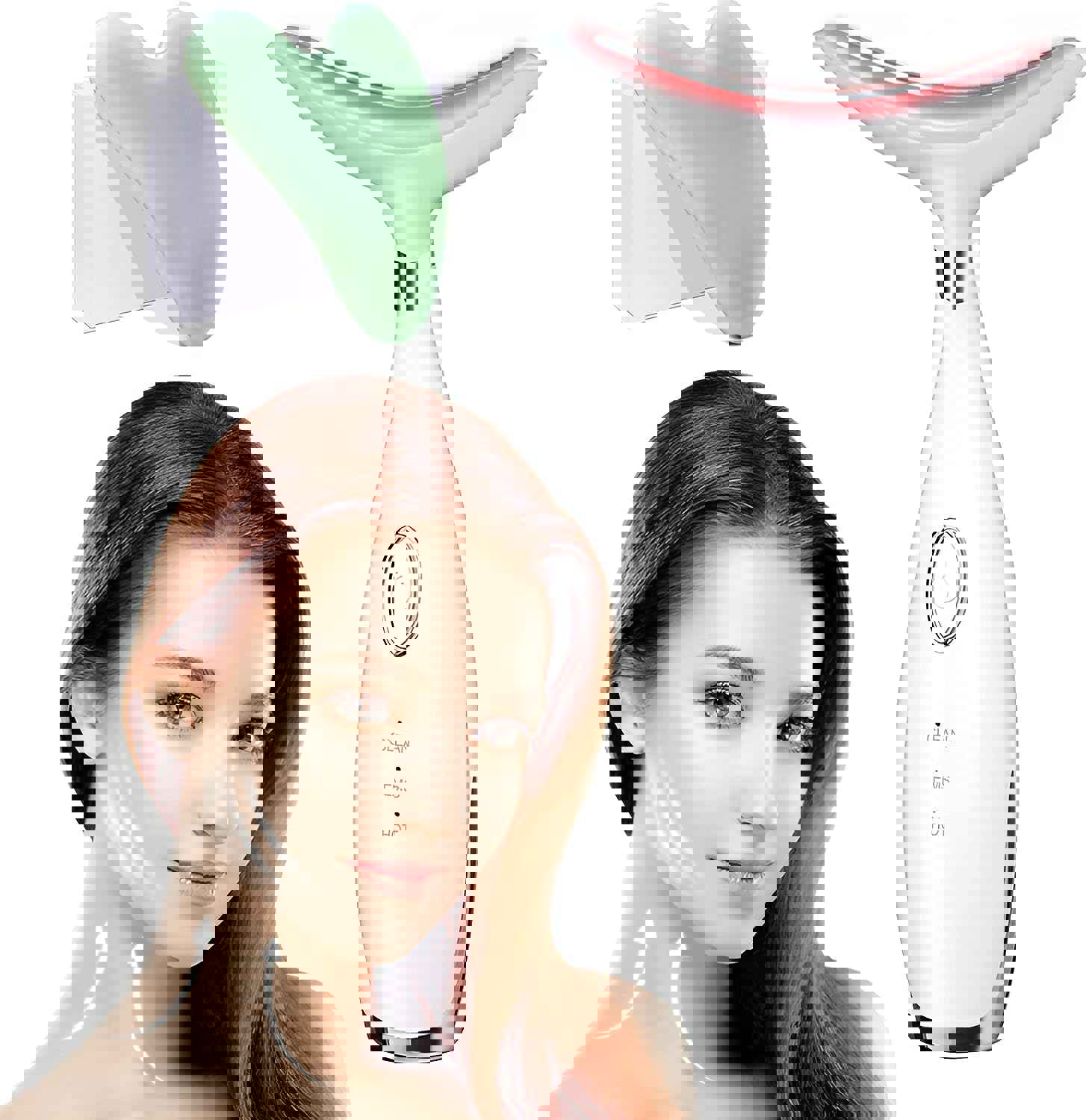 3 Modes Neck Beauty Device Facial Massager for Wrinkle Removal & Face Lift