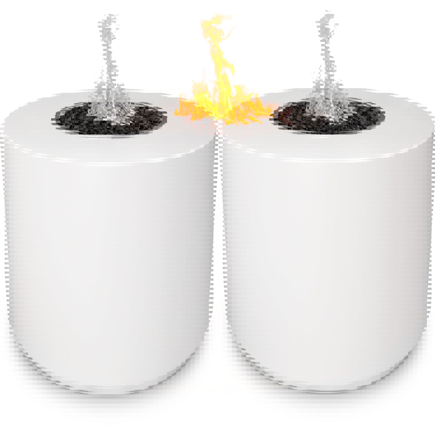 The Outdoor Plus Beverly Fire Pit in Powder Coated Metal with Free Cover