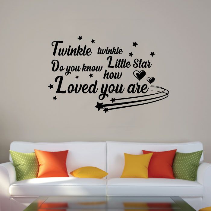 Inspirational Quote Vinyl Wall Sticker Decal - Do You Know How Loved You Are
