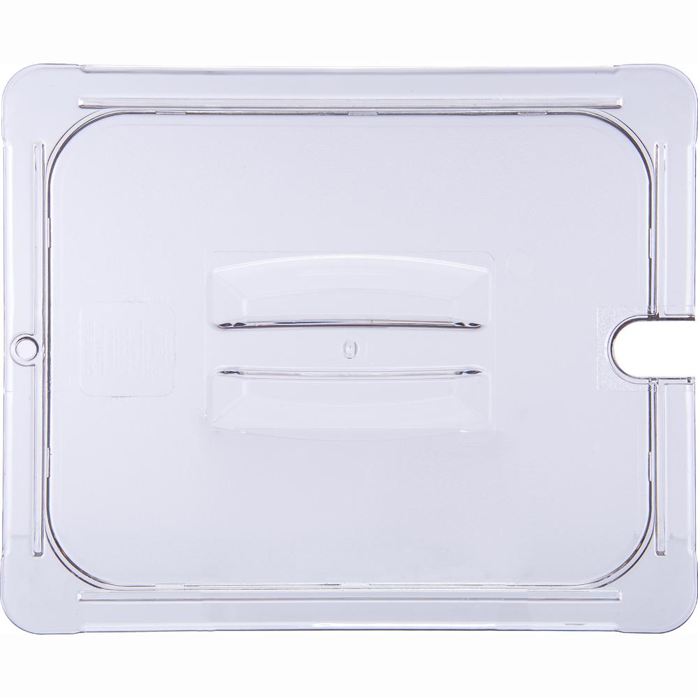 Carlisle 10231U-07 1/2 Size Notched Universal Clear Polycarbonate Food Pan Lid