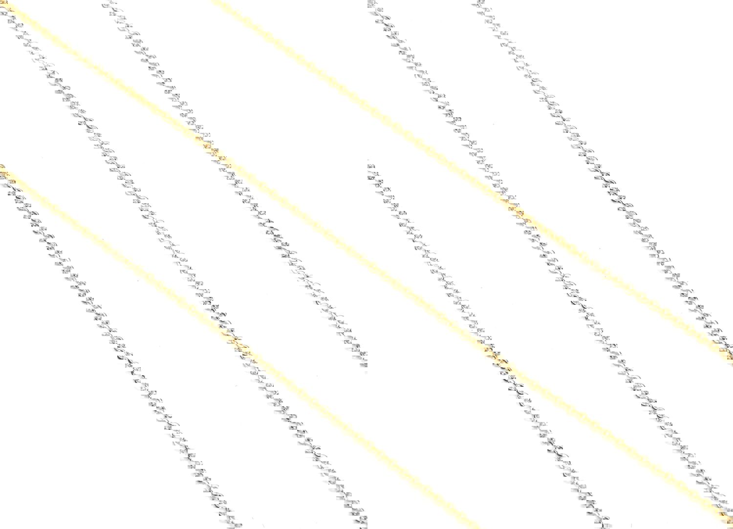 18.3" Brass Cable Chain Necklace - 18K Gold Plated Flat Soldered Link