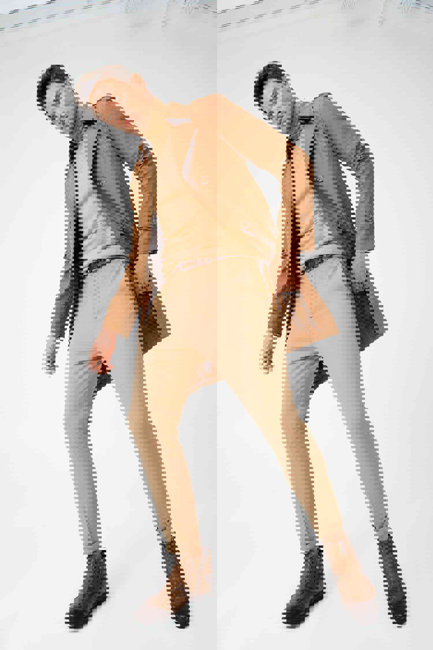 Montreal Classic Brown Leather Casual Zip-Up Ankle Boot for Men