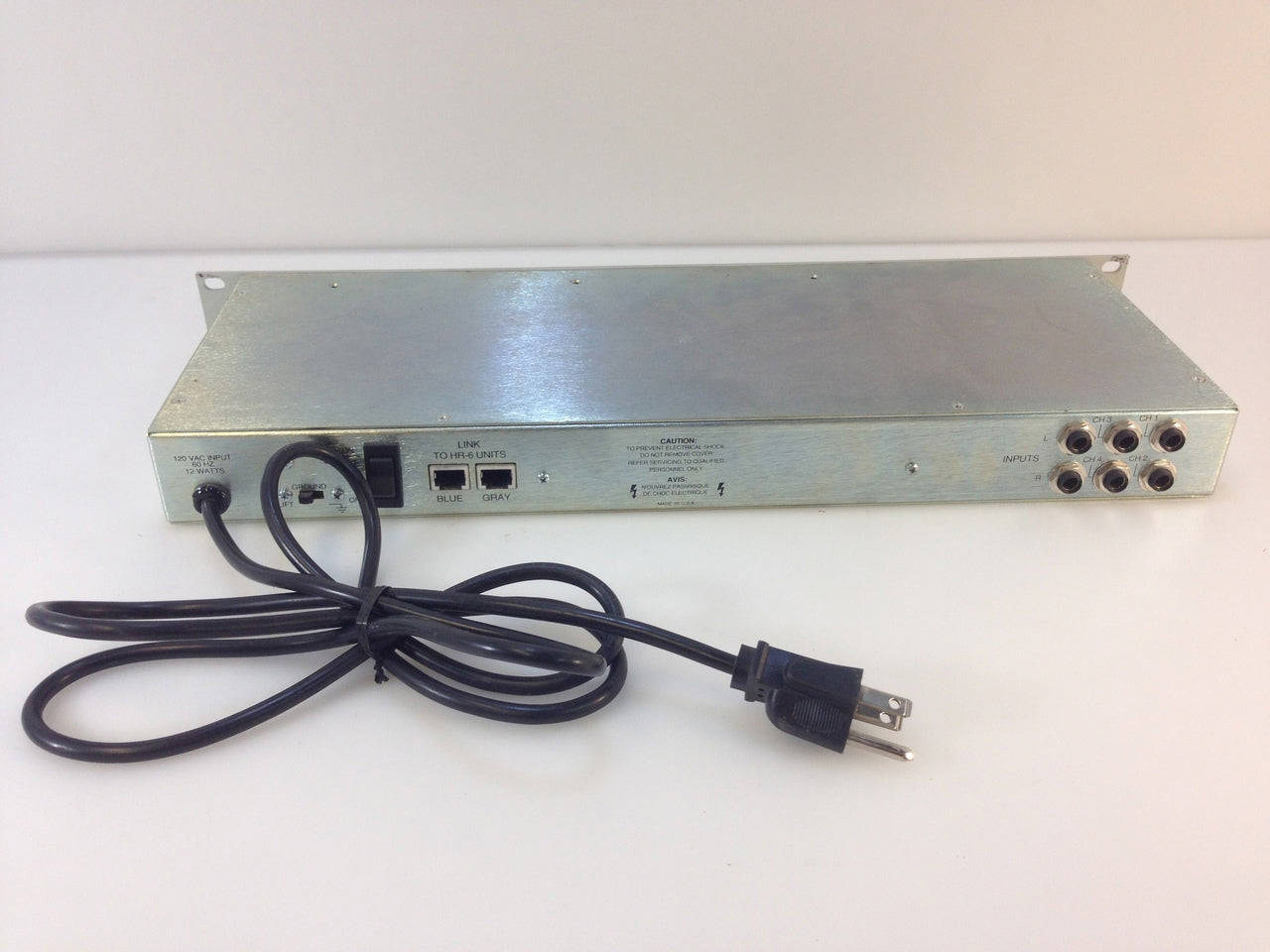 Furman HDS-6 Headphone Audio Distribution Amp Signal Processing