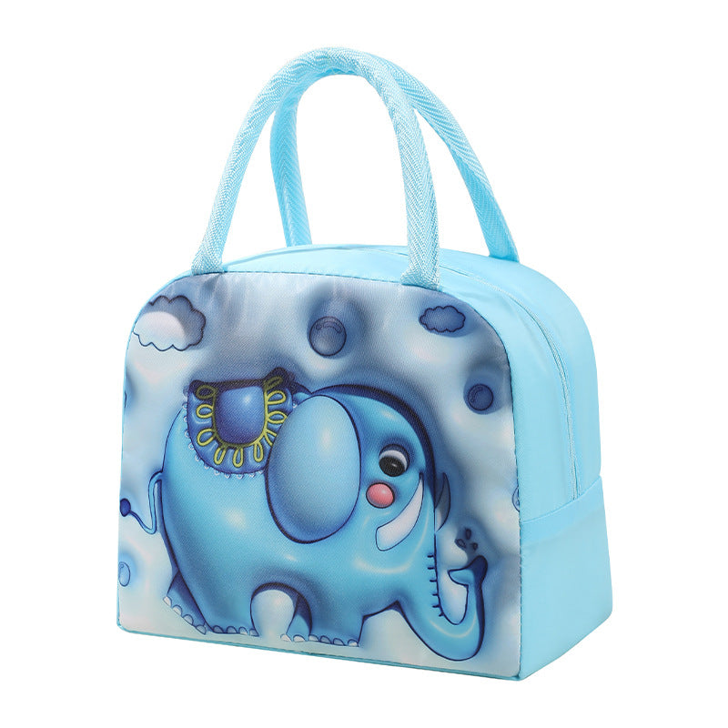 Wholesale Large Capacity 3D Pattern Cartoon Lunch Bag for Kids