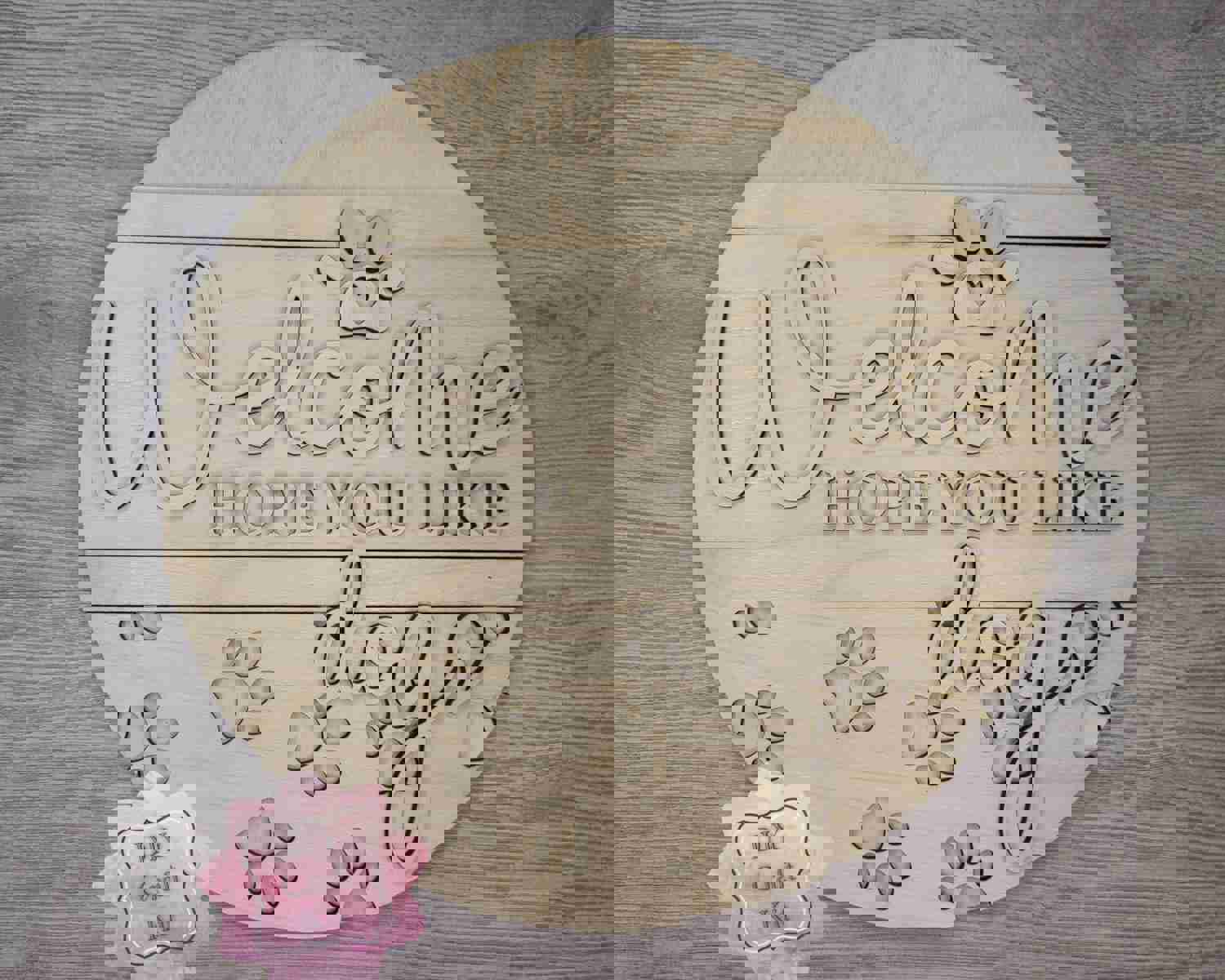 Hope you Like Dog Hair | Dog Welcome Sign | DIY Craft Kit