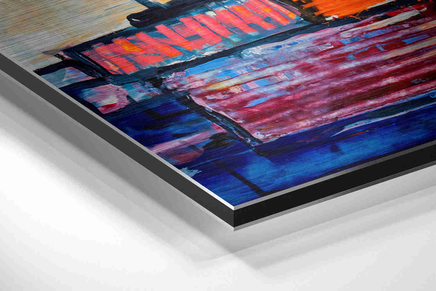 Patchwork Nature Brushed Aluminium Dibond Wall Art