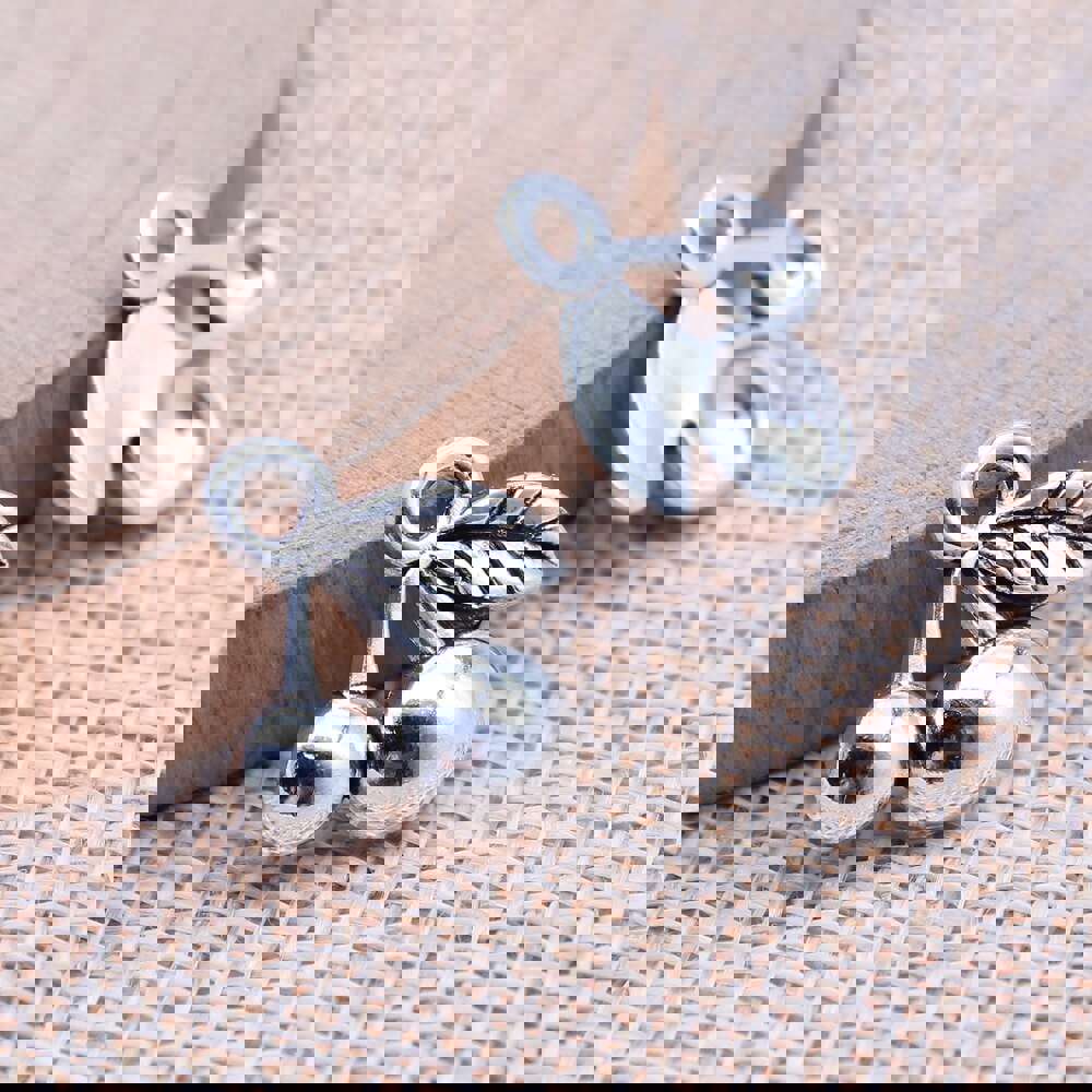 WYSIWYG 20pcs Antique Silver Cherry Charms Pendant for DIY Jewelry Making