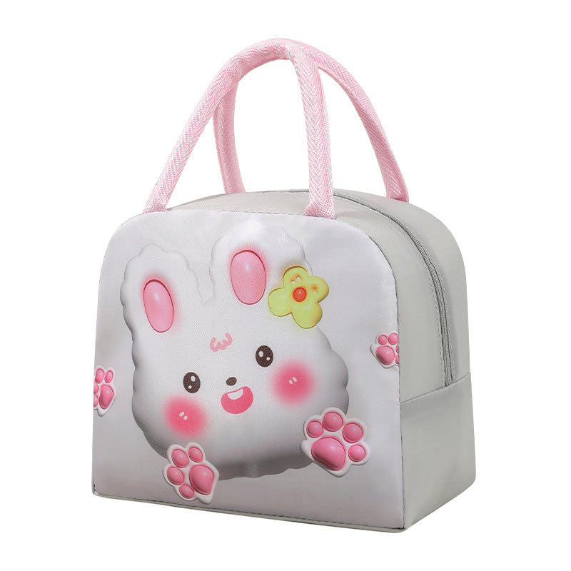 Wholesale Large Capacity 3D Pattern Cartoon Lunch Bag for Kids