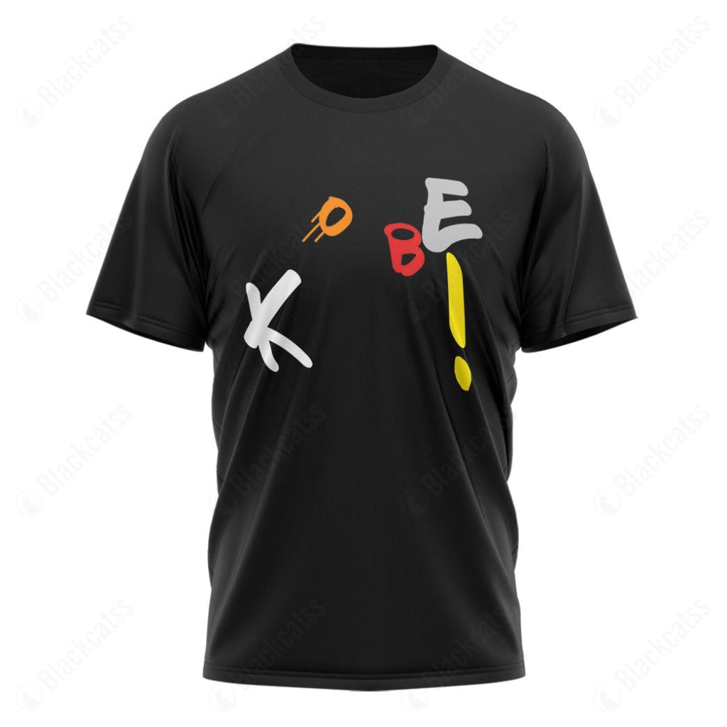Kobe Letter Basketball Graphic Apparel - Unisex Classic Fit Cotton T-Shirt