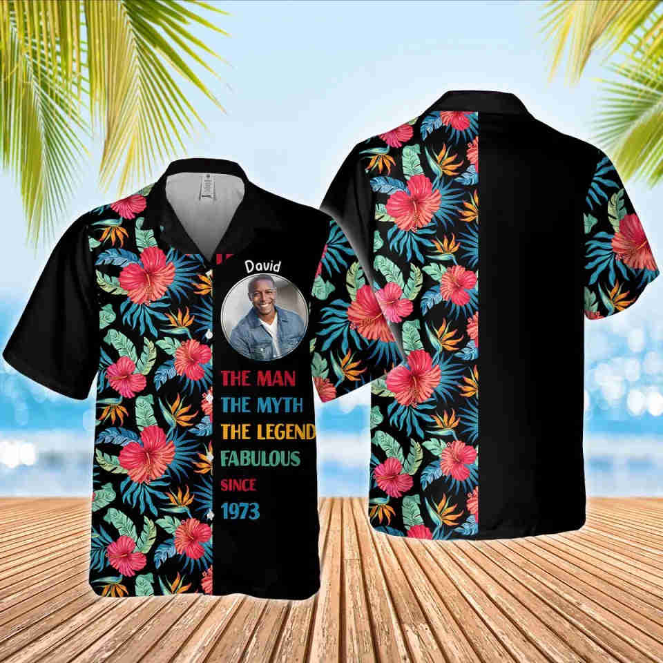 Custom Birthday Hawaiian Shirts for Men Turning 50