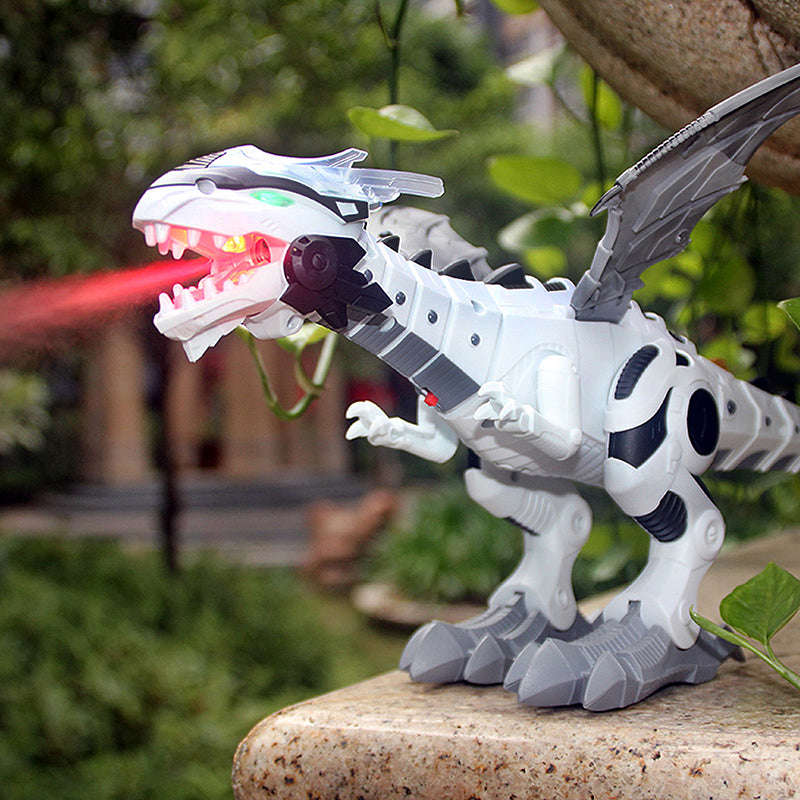 Electronic Walking Dragon Toy with Fire Breathing, Water Spray, Light and Sound Effects