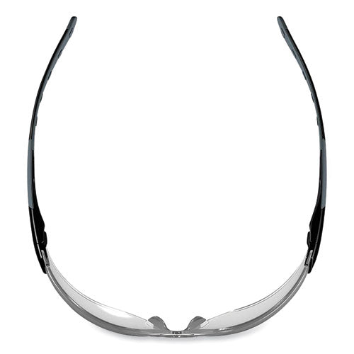 Skullerz Saga Frameless Safety Glasses - Black Nylon Impact Frame with Polycarb Lens