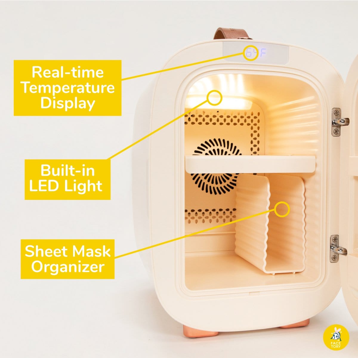 Luxury Skincare Mini Fridge - Ice Cream Series (5L Capacity)