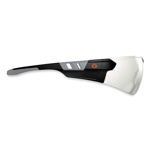 Skullerz Saga Frameless Safety Glasses - Black Nylon Impact Frame with Polycarb Lens