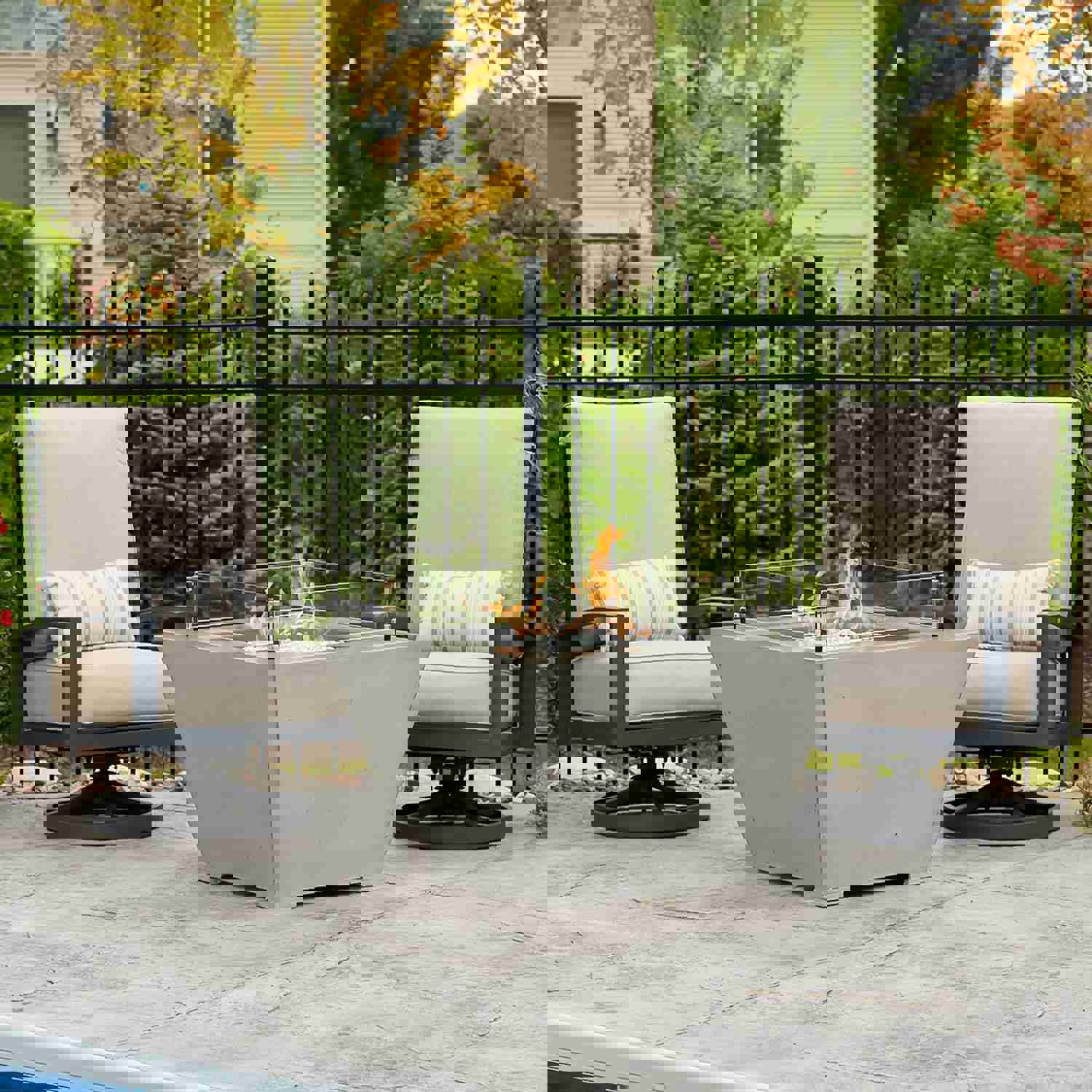 Cove Square Gas Fire Pit Bowl